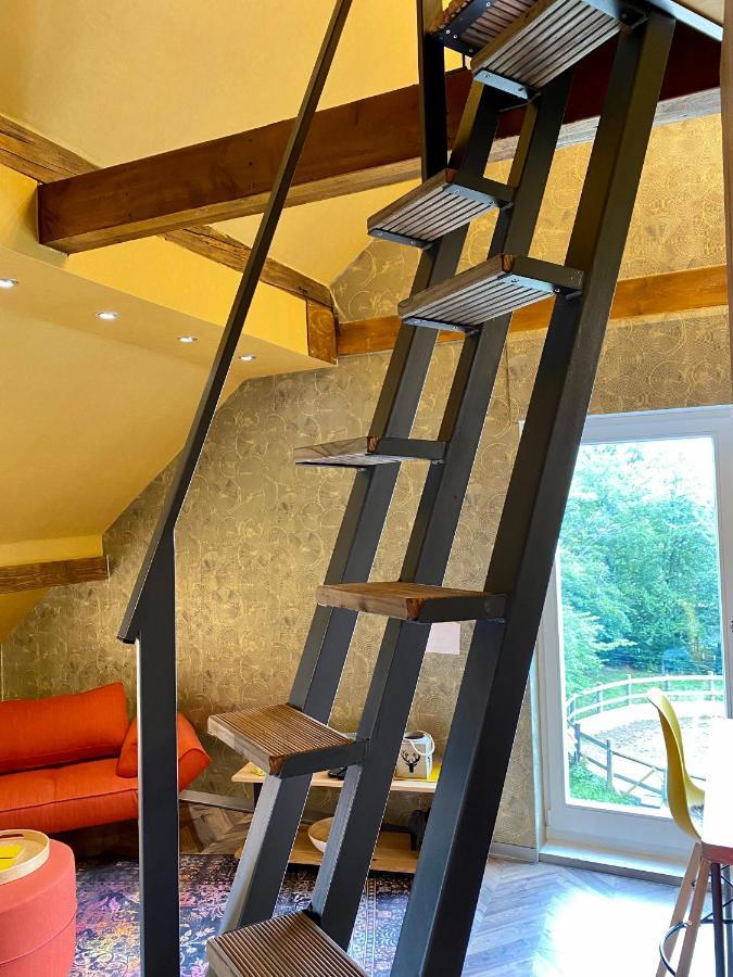 Hof Vierzehnender Im Hohen Venn - 70Qm Maisonette - 2 Schlafzimmer - Wohnkueche - Balkon Mit Grill - Monschau - Eifel - Hunde Willkommen - Islandpferde Екстериор снимка