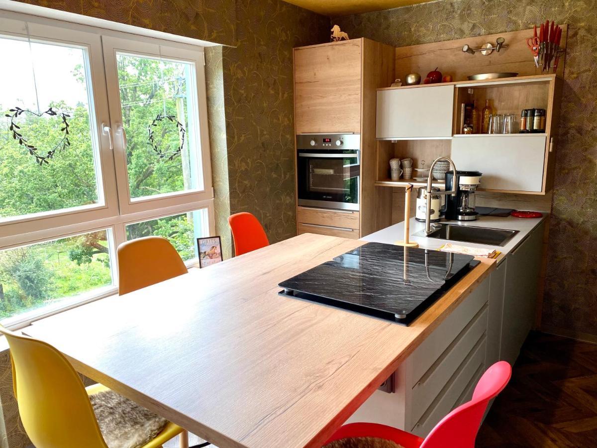 Hof Vierzehnender Im Hohen Venn - 70Qm Maisonette - 2 Schlafzimmer - Wohnkueche - Balkon Mit Grill - Monschau - Eifel - Hunde Willkommen - Islandpferde Екстериор снимка