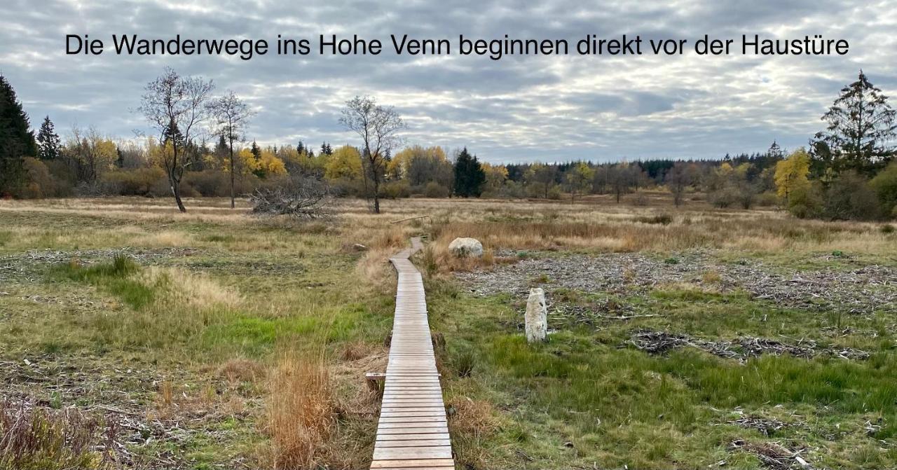 Hof Vierzehnender Im Hohen Venn - 70Qm Maisonette - 2 Schlafzimmer - Wohnkueche - Balkon Mit Grill - Monschau - Eifel - Hunde Willkommen - Islandpferde Екстериор снимка
